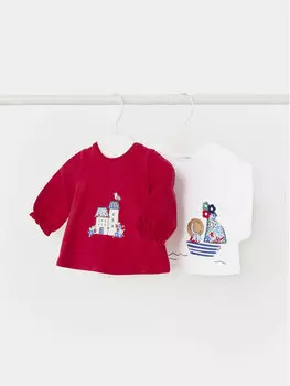 Комплект из 2 блузок стандартного кроя Mayoral, мультиколор