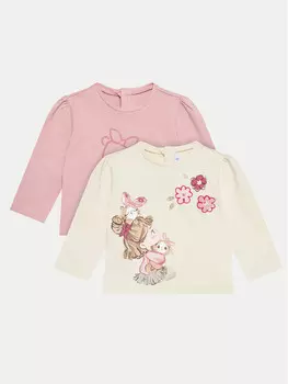 Комплект из 2 блузок стандартного кроя Mayoral, мультиколор