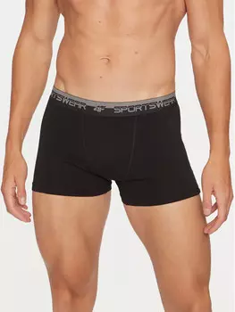 Комплект из 2 боксеров 4F, черный