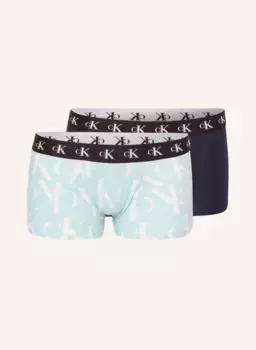 Комплект из 2 боксеров trunk Calvin Klein, синий