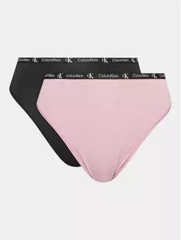 Комплект из 2 бразильских женских трусов Calvin Klein, мультиколор