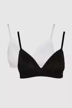 Комплект из 2 бюстгальтеров без косточек Burnout Debenhams, белый