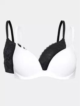 Комплект из 2 бюстгальтеров пуш-ап Dorina, мультиколор