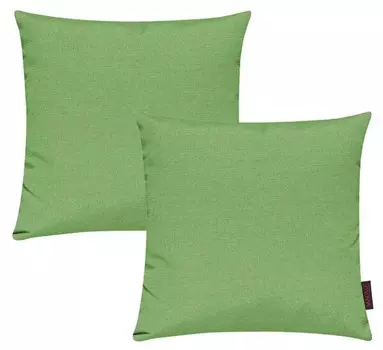 Комплект из 2 чехлов на подушки Magma-Heimtex FINO, 40x1x40 см цвет kiwi