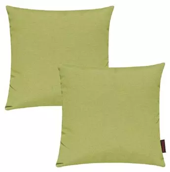 Комплект из 2 чехлов на подушки Magma-Heimtex FINO, 40x1x40 см, зеленый