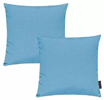 Комплект из 2 чехлов на подушки Magma-Heimtex FINO, 40x1x40 см, бирюзовый