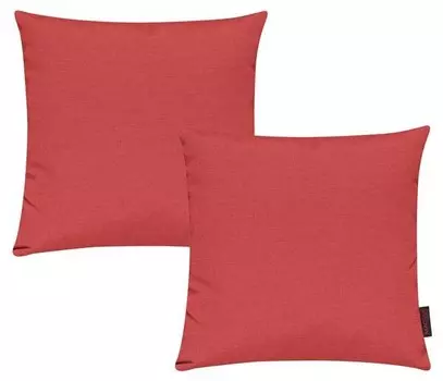 Комплект из 2 чехлов на подушки Magma-Heimtex FINO, 40x1x40 см цвет coralle