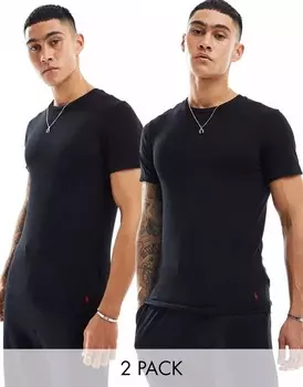 Комплект из 2 черных маек Polo Ralph Lauren
