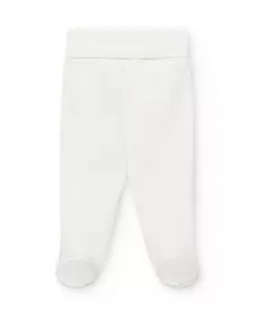 Комплект из 2 детских леггинсов с двойной талией Babid, бежевый