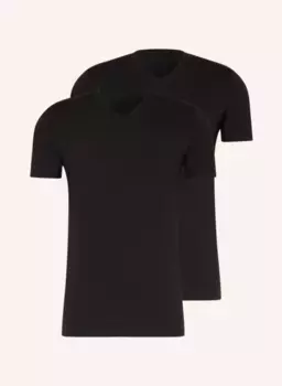 Комплект из 2 футболок daily comfort Falke, черный