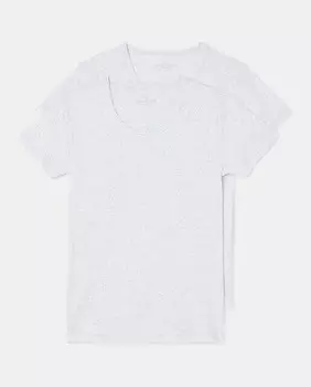 Комплект из 2 футболок для мальчиков с короткими рукавами Cotton Juice, серый