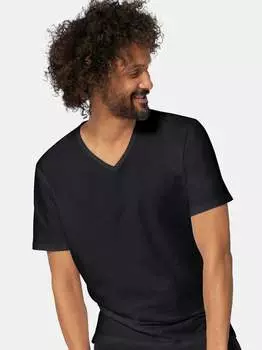 Комплект из 2 футболок из органического хлопка Sloggi, черный