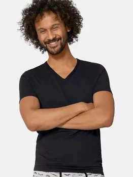 Комплект из 2 футболок из органического хлопка Sloggi, черный