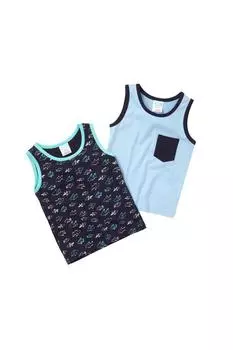 Комплект из 2 футболок с короткими рукавами Bedlam, синий