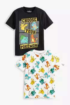 Комплект из 2 футболок с короткими рукавами Next, белый