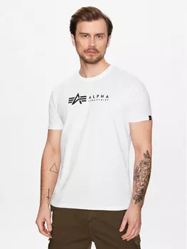 Комплект из 2 футболок стандартного кроя Alpha Industries, белый