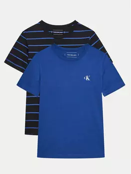 Комплект из 2 футболок стандартного кроя Calvin Klein Jeans, мультиколор