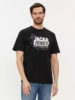 Комплект из 2 футболок стандартного кроя Jack&Jones, черный
