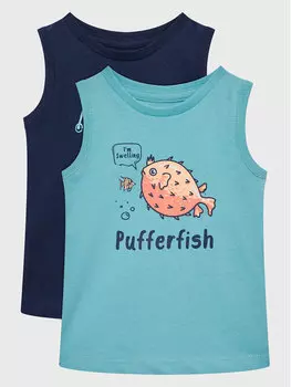 Комплект из 2 футболок стандартного кроя Zippy, мультиколор