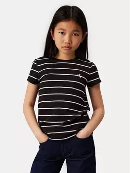 Комплект из 2 футболок узкого кроя Calvin Klein Jeans, черный