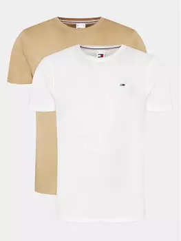 Комплект из 2 футболок узкого кроя Tommy Jeans, мультиколор