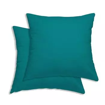 Комплект из 2-х чехлов 40х40 см бирюзовый Uni Renforce хлопок One-Home, бирюзовый
