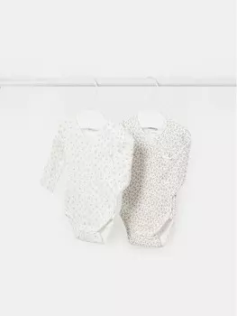 Комплект из 2-х детских боди Mayoral, экрю