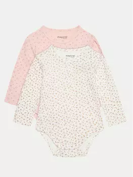 Комплект из 2-х детских боди Mayoral, мультиколор