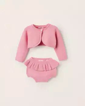 Комплект из 2-х предметов для девочки Zippy, розовый