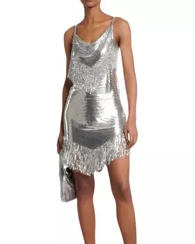 Комплект из 2-х предметов: топ и юбка Linda Charm, серебряный