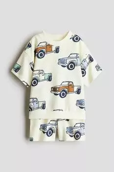 Комплект из 2-х свитшотов с принтом H&M, мультиколор