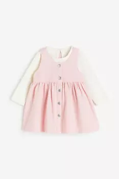 Комплект из 2-х топов и платья H&M, белый