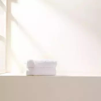 Комплект из 2-х туалетных полотенец хлопок и тенсел 650 гр/м2 Eris Soft Sheridan, белый