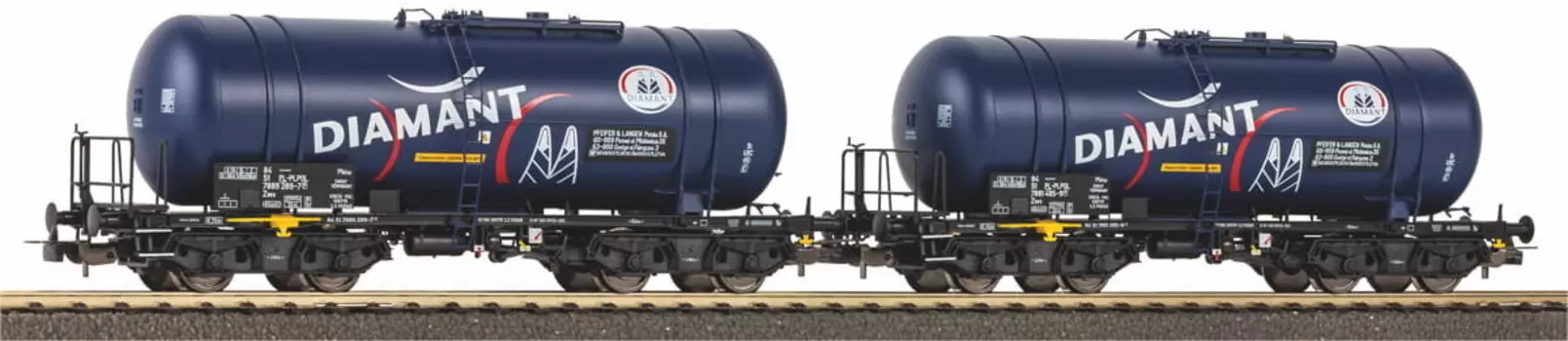 Комплект из 2-х вагонов-цистерн типа 406Ра, Пико 58284 Piko