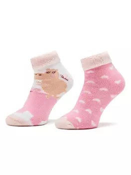 Комплект из 2-х высоких детских носков United Colors Of Benetton, мультиколор