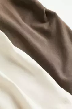 Комплект из 2 хлопковых блузок H&M, серый