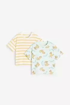 Комплект из 2 хлопковых футболок H&M