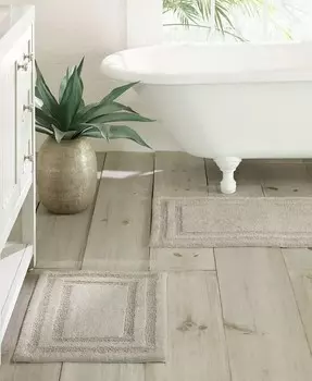 Комплект из 2 хлопковых ковриков для ванной Tommy Bahama Isla с тафтингом Tommy Bahama Home, серый