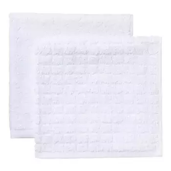 Комплект из 2 хлопковых махровых салфеток Ariel 2 El Corte Ingls, белый