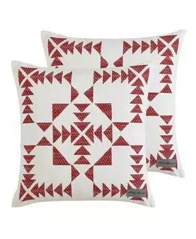 Комплект из 2 хлопковых наволочек Arrowhead, 20 x 20 дюймов Eddie Bauer, мультиколор