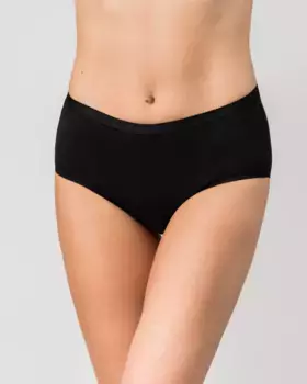 Комплект из 2 классических трусиков из органического хлопка Playtex, черный