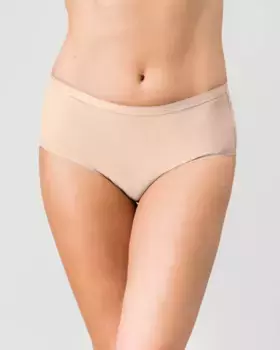 Комплект из 2 классических трусиков из органического хлопка Playtex, цвет Natural