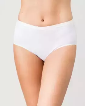 Комплект из 2 классических трусиков из органического хлопка Playtex, белый