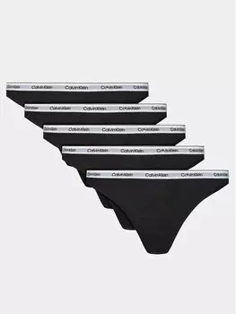 Комплект из 2 классических женских трусов Calvin Klein, черный