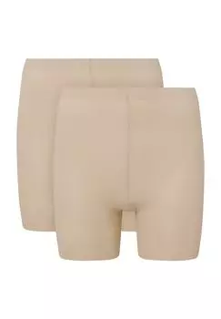 Комплект из 2 корректирующих брюк Cover Your Base с технологией охлаждения для женщин MAIDENFORM, нюд