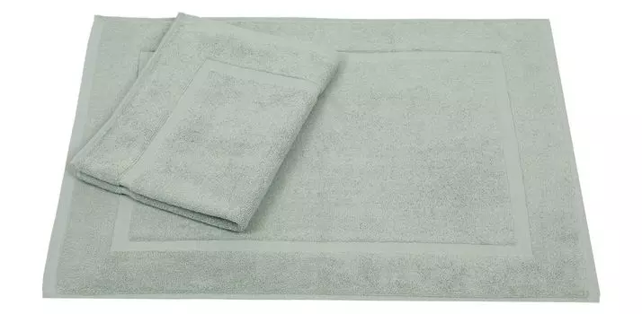 Комплект из 2 ковриков для ванной 50х70 см ПРЕМИУМ Коврик для ванной Коврик для ванной Коврик для душа 100% хлопок 650г/м цвет: сено-зеленый Betzshop
