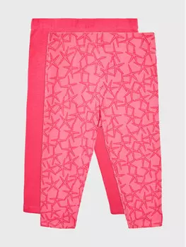 Комплект из 2 леггинсов узкого кроя Zippy, розовый