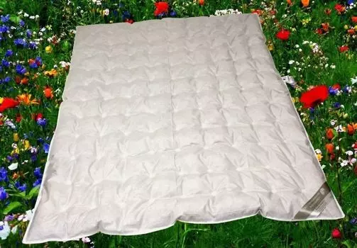 Комплект из 2 летних пуховых одеял, стеганых одеял, 155 х 200 см, 100% новый пух Betten Hofmann