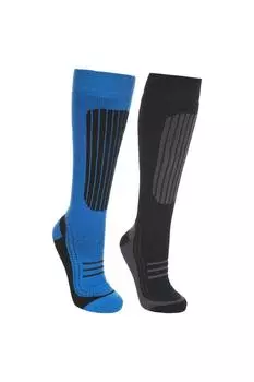 Комплект из 2 лыжных носков Langdon II Trespass, черный