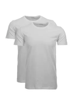 Комплект из 2 мужских футболок с круглым вырезом RAGMAN, белый